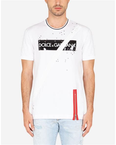 t shirt dolce gabbana man|dolce gabbana denim shirt.